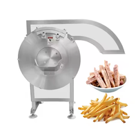 Commerciële automatische friet snijmachine, wortelsnijmachine, groentesnijmachine