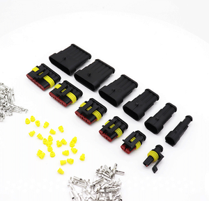 ขั้วต่อสายไฟรถยนต์แบบกันน้ำ 1 2 3 4 5 6 ทาง ตัวผู้-ตัวเมีย วัสดุ PA66 GF25 ชุดสายไฟรถยนต์ 12 ทาง ปลั๊กเชื่อมต่อสายไฟฟ้า - Product Image 4
