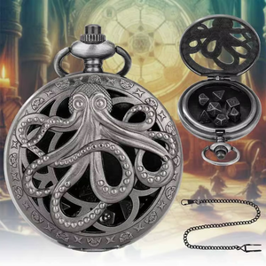 Cổ Cũ Túi Đồng Hồ Nhỏ 7Pcs Hollow Bạch Tuộc Mini Dice Set Kim Loại Dnd Dice Cho Vai Trò Chơi Trò Chơi - Product Image 2