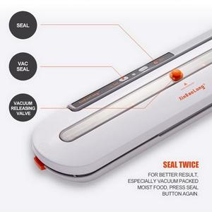 Mini sellador portátil de alimentos al vacío, máquina de envasado al vacío Sous Vide con 10 bolsas - Product Image 3