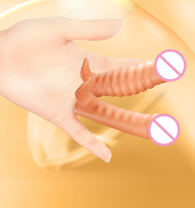 Kovida Wholesale g Spot a Spot Massage Finger Size Dildo Sleeve Finger Condom Sex Toys for Male and Females - Product Image 2