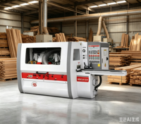 Dégauchisseuse à 6 Fraiseuses Haute Vitesse pour la Production de Parquet Massif