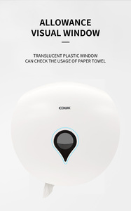 CDWK Hộp Đựng Giấy Cuộn Nhà Vệ Sinh Hộp Đựng Giấy Vệ Sinh Cuộn Jumbo WC Gắn Tường - Product Image 4