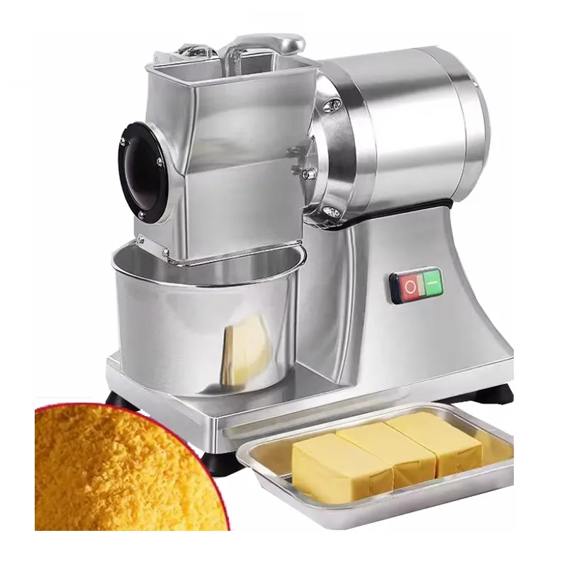 Üretici ekmek kırıntı değirmeni kırıcı peynir rende makinesi Pizza peynir rende makinesi elektrikli peynir rende