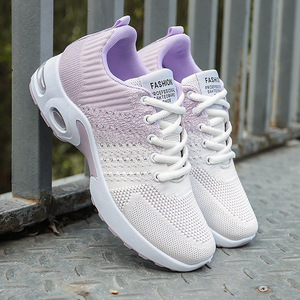 Nuevos zapatos ligeros - zapatillas deportivas casuales para mujer, suela de goma a la moda, absorción de impactos, zapatos de mujer modernos - Product Image 3