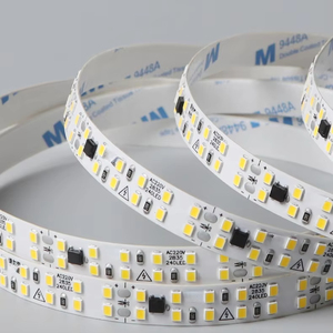 Venta al por mayor 220V tira de <span class=keywords><strong>luz</strong></span> de alto voltaje autoadhesivo <span class=keywords><strong>Led</strong></span> lineal Cable canal suave SMD sala de estar tira de <span class=keywords><strong>luz</strong></span> ambiental - Product Image 2