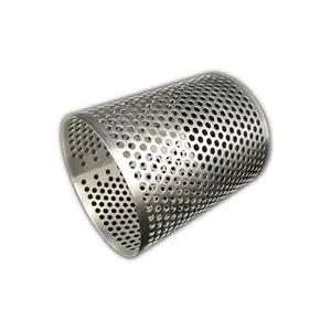 Maglia per filtro metallico in acciaio inossidabile 316L per acciaio inossidabile industriale maglia metallica perforata in acciaio inossidabile