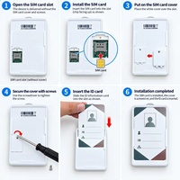 Carte d'identité intelligente avec GPS P901, appel d'urgence SOS, interphone bidirectionnel et suivi GPS en temps réel