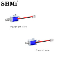 LY011D 5V/12V Kunci Solenoid Listrik Mini Tanpa Kunci Berlapis Nikel yang Diperkuat, Backset 60mm, Latch Stroke 4mm