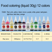 Colorant alimentaire 140g, ingrédients de décoration pour pâtisserie, gel colorant alimentaire de qualité alimentaire pour la décoration de crème et de chocolat, accessoires de pâtisserie