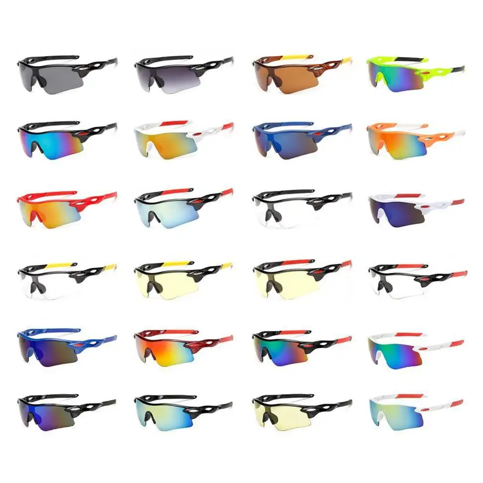 Cross-border bicycle outdoor sports glasses sunglasses 9181 new PC men's and women's sunglasses cycling glasses