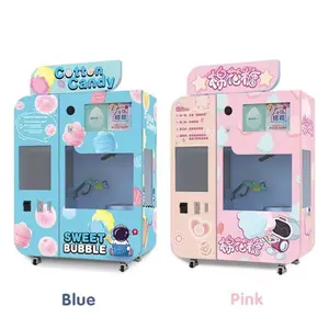 Новый пользовательский детский промышленный маленький автомат для продажи хлопковых конфет, автоматический мини-автомат для продажи хлопковых конфет, цена