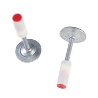 Clou de construction en acier intégré à tige lisse, clou de fixation monobloc, tête plate de 1 pouce pour fixation murale