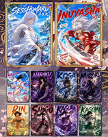 Carte de collection Inuyasha de l'anime japonais, carte de jeu rare du personnage Inuyasha, jeu de société A5, jouet, cadeau de festival