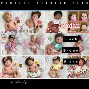 Búp bê sơ sinh silicon siêu mềm 20 inch, hình dáng giải phẫu chính xác, bé trai/bé gái sống động như thật, miệng mở, búp bê tái sinh giảm lo âu - Product Image 6