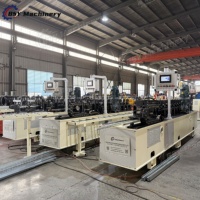 Máquina automática de control PLC para perfiles en L de acero galvanizado (GI) y PPGI de 0.4-1.2mm para sistemas de techo y tabiques de paneles de yeso