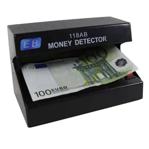 Detector de dinero UV de función potente fabricado en China, identificación rápida, Detector de dinero falso, máquina detectora de dinero