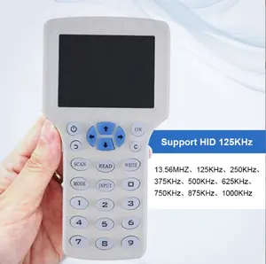 9 Frequency 125khz 13.56mhz ID ID Card Keyfob Copier RFID Key Card Duplicator Machine