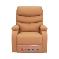 Vente en gros de fauteuil inclinable moderne avec assise rembourrée en cuir et dossier extensible Fonction de massage manuel Rembourrage avec cadre en métal