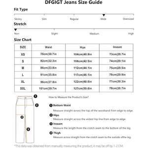 2025 hombres Y2K estilo Hip Hop Baggy Gothic Jeans pantalones de mezclilla de pierna ancha Street Fashion Streetwear - Product Image 5