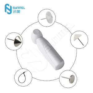 Synmel-Mini lápiz magnético para ropa, alarma de seguridad, etiqueta dura con Pin para tienda de ropa, antirrobo, EAS, AM 58Khz