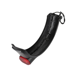 Original Mi 6 Lite Rear Fender with <b>Hook</b> Tail Light Combination Kit Warning Light & Protective Fender Kit Rear Mudguard Set - Product Image 5