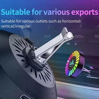 Diffuseur de parfum musical RGB pour voiture avec lampe rythmique, désodorisant d'air aromathérapeutique, contrôle vocal via application, clip diffuseur de rythme