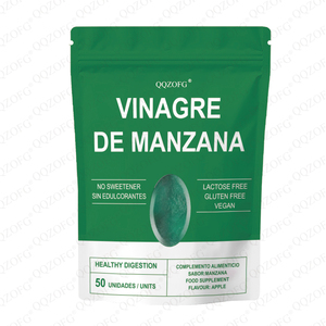 50 Unidades de Gomitas VINAGREDE <span class=keywords><strong>MANZANA</strong></span>, Sabor Delicioso, Apoya el Metabolismo y la Energía, Ayuda a la Limpieza, Vegano, Sin Gluten, Sin Lácteos - Product Image 6