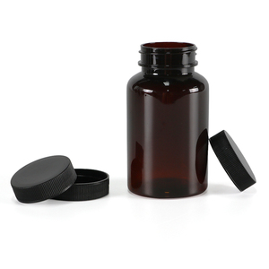 Vente en gros Vide 15ml 30ml 100ml 150ml 200ml 250ml 300ml Capsule Bouteille PET pour Tablette Liquide Huile Puissance Cosmétiques - Product Image 5