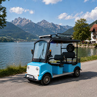 Quadricycle électrique SumEV en promotion pour les vacances à la plage, conception à carrosserie ouverte pour les transferts à l'aéroport, 50 km d'autonomie, 3-4 places, voiturette de golf