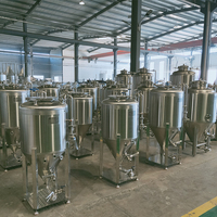Réservoir de fermenteur conique en acier inoxydable 100L pour le brassage à domicile