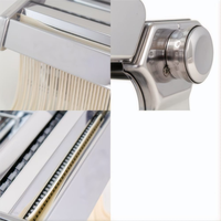 Presse à pâtes manuelle en acier inoxydable et machine à couper-fabricant de nouilles créatif élégant pour la maison | Vente en gros et abordable