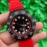 Montres automatiques mécaniques de luxe étanches lumineuses avec mouvement 2813, bracelet 20 mm, verre, pour plongée, 38 mm, vente en gros