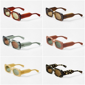 FW yüksek kalite moda lüks tasarımcı Retro kare yuvarlak PC + CP çerçeve güneş gözlüğü polarize özel logolu güneş gözlükleri kadın erkek - Product Image 5