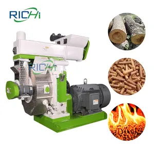 Heavy-Duty 1.5-8 T/H Bio Biomass Wood Pellet Machine For Sawdust Shavings Straw