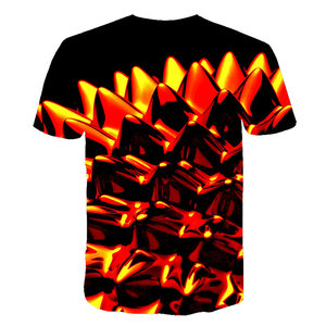 <span class=keywords><strong>T</strong></span>-<span class=keywords><strong>shirt</strong></span> décontracté à manches courtes pour homme, imprimé graphique tridimensionnel en tricot, livraison gratuite, impression 3D amusante, col rond, logo personnalisé, é<span class=keywords><strong>t</strong></span>é - Product Image 3