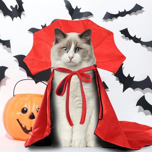 Nuevo Disfraz de Halloween para Mascotas, Capa de Vampiro Adorable de Poliéster y Algodón para Perros y Gatos Pequeños, para Invierno y Verano - Product Image 5