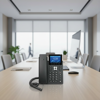 Teléfono IP SIP OEM de Fábrica con Pantalla LCD de 3.5'', WIFI, VOIP, Multilínea, para Oficina y Negocios, con Soporte para Logotipo Personalizado
