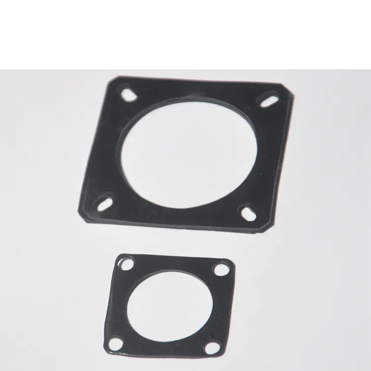 flexible conductive silicone carbon gaskets 25*25*1.0mm black flat gaskets conductive waveguide gasket