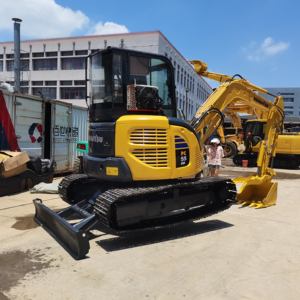Komatsu รถขุดมือสอง5T 6T pc55ขนาดเล็ก PC55MR Komatsu อุปกรณ์ก่อสร้างเครื่องยนต์4D88E-6 - Product Image 1