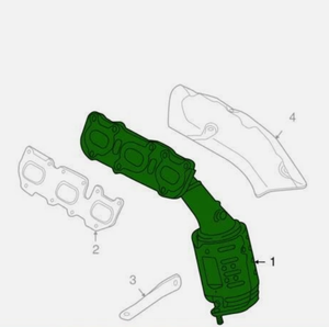 Convertidor Catalítico de Tres Vías para Escape de Automóvil para Hyundai Genesis Coupe 2013, Catalizador de Escape, 3,8 V6 - Product Image 3