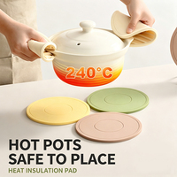 Tapis isolant en silicone de qualité alimentaire, résistant à la chaleur, personnalisable en couleur, pour table, dessous de plat, dessous de tasse, repas à la maison, et comme support pour plats chauds