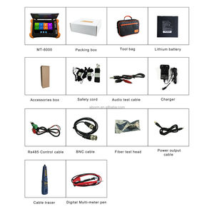 1310/1550nm dynamique 32/30dB OTDR testeur de vidéosurveillance à fibres optiques écran 8 pouces DMM OPM OLS VFL avec TVI CVI AHD IP CVBS <span class=keywords><strong>Test</strong></span> de caméra - Product Image 3