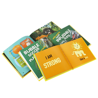 Impresión de libros infantiles de tapa blanda para colorear, servicios de publicación baratos personalizados
