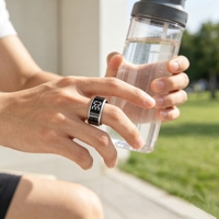 Anillo Inteligente SR08: Monitor de Ritmo Cardíaco y Sueño con Control de Fotos, Resistente al Agua, Compatible con iOS/Android, Regalo con Temática de TikTok