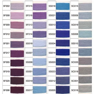 Nhà Máy Cổ Phiếu 2/28 Sợi Acrylic 100% Số Lượng Lớn Nhuộm Dệt Kim Ring Spun 288 Màu OEKOTEX100 Sợi Nhuộm Acrylic Để Đan