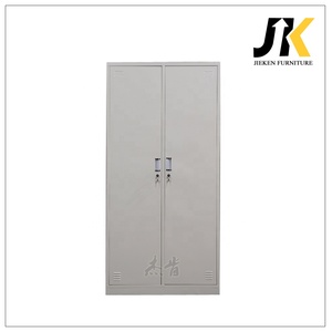 Muebles de Dormitorio Armario Locker de Acero <span class=keywords><strong>con</strong></span> 2 Puertas Armadio Gabinete para Zapatos Ropero Metálico Almirah <span class=keywords><strong>con</strong></span> <span class=keywords><strong>Espejo</strong></span> Organizador - Product Image 3