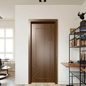 Porte intérieure moderne imperméable prête à être expédiée, ensemble composite pour chambre à coucher, porte de peinture personnalisée pour la maison - Product Image 2