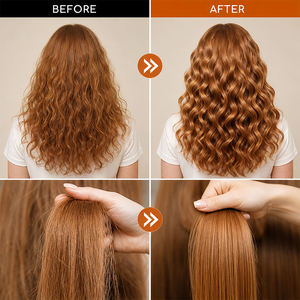Crème Coiffante Unisexe Bio Naturelle Hydratante et Définissante pour Cheveux Bouclés, Effet Brillance - Product Image 6