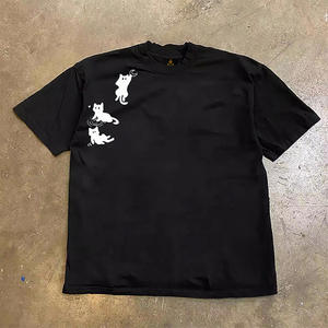 เสื้อยืดโอเวอร์ไซส์ลายกราฟิกวินเทจผ้าฝ้าย 220 กรัม พิมพ์ลายคำคม Unisex Embrace <span class=keywords><strong>the</strong></span> Possibilities สำหรับผู้ชายและผู้หญิง สไตล์สตรีทแวร์ลำลอง - Product Image 3